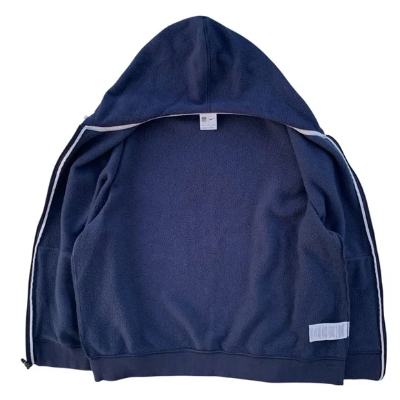 Dallas Cowboys Nike Navy Blue Full Zip Hoodie Sweatshirt - Men's X-Large - Picture 6 of 6